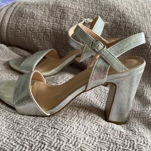 Silver shoes